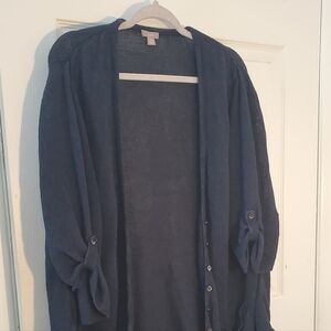 J.Jill Blue Women's Cardigan